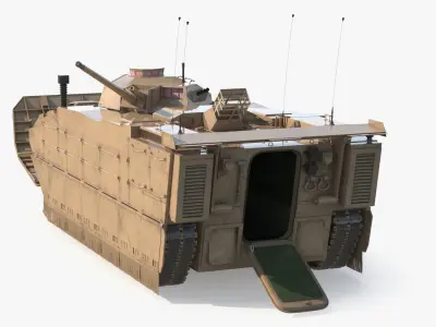 US Marine Expeditionary Fighting Vehicle Rigged 