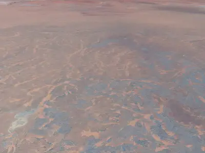 Desert Plains Landscape 3D model