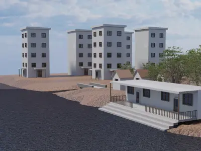 landspace 3D model