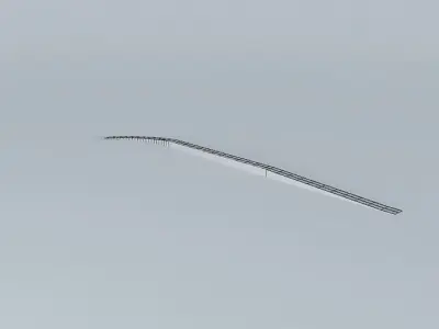 bridge metal rod 3D model