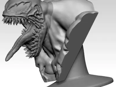 Venom bust 3D print model