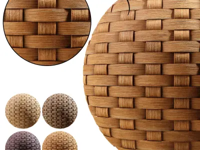 Bamboo Weave 02 - Seamless Texture