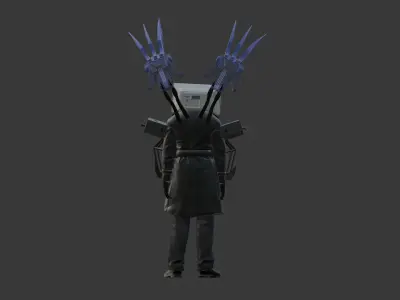 tv man titan 3D model