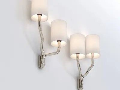 Twig Wall Light 3D model
