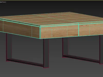 Coffee table Newhaven 3D model