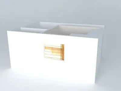 suhelenorkut box with window Free 3D model