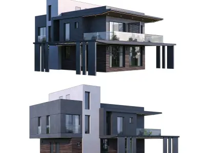 Modern Villa - 3 3D model