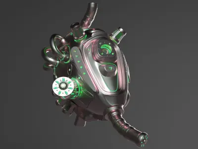 ROBOT HEART 3D model