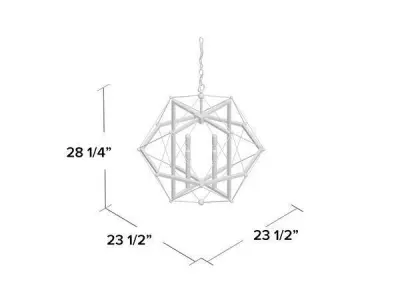 Statement Geometric Chandelier 3D model