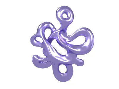 Abstract Shape v26 004 Low-poly 3D model