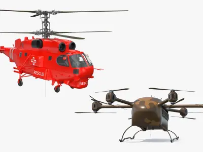  Medical Evacuation Aircrafts Collection 