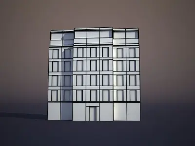 Apartment House Low-poly 3D model buy