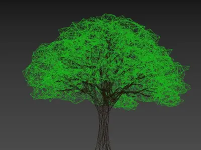 Low Poly Tree Stylish Low-poly 3D model