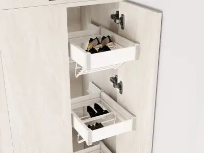 shoe closet 3D model