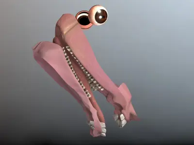  Rigged and Animated Horse V2 Clydesdale 