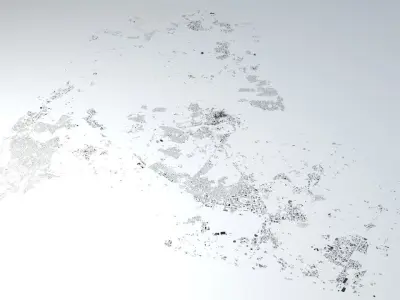 Auckland Streets and Buildings 3D model