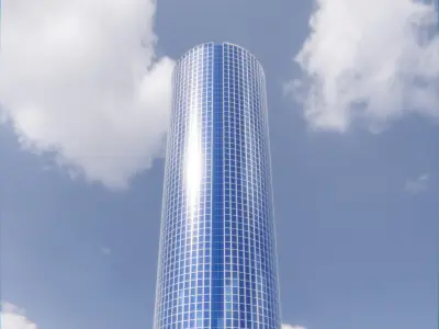 Parametric Building 1b7 3D model