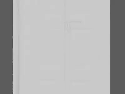 Ancient wooden doors 3D model