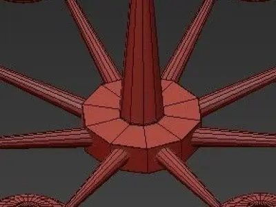 Thalia ball chandelier 3D model