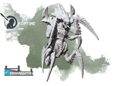 Keepers alien figure 3D model