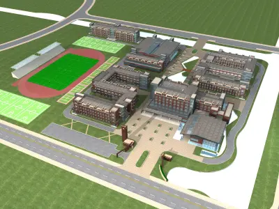 School Building Collection 50 items Vol2 3D model