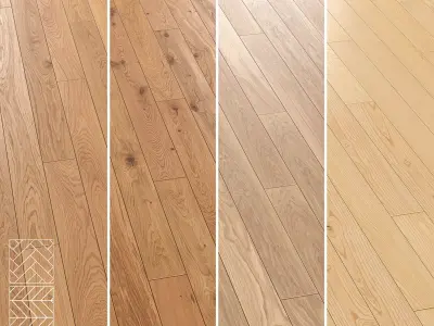 Boen Oak and Ash Parquet Flooring - 5 Pro Layouts  Texture