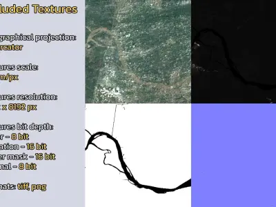 Taixing China City Landscape 3D Model 3D model