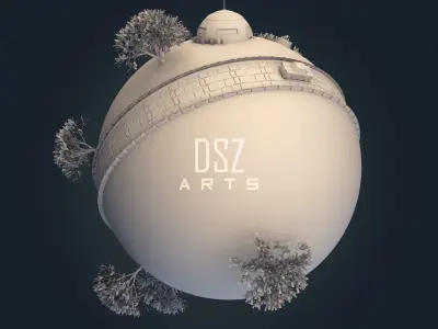 King Kai Planet - Dragon Ball Z by DSZarts 3D model