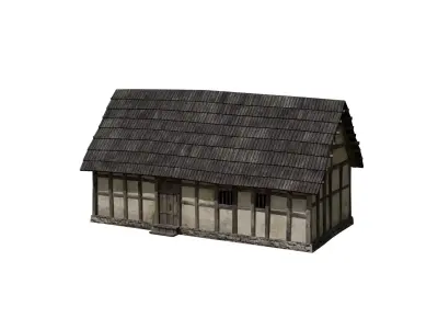 Medieval Houses Pack Free 3D model