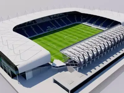 Windsor Park - Belfast Low-poly 3D model