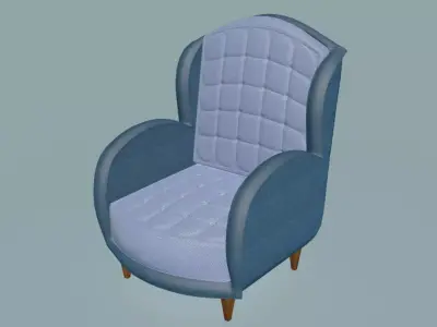 Armchair number seven 3D model