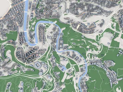 San Sebastian City Spain 3D model