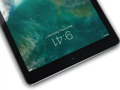 Apple iPad 9-7 2017 All Color Low-poly 3D model