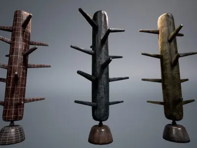 UE4 - Training Dummies Asset Pack Low-poly 3D model