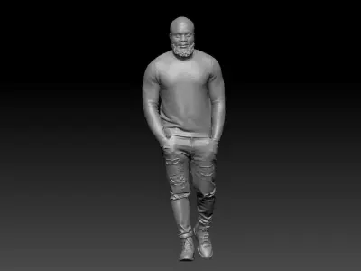 human man pack 3D print model