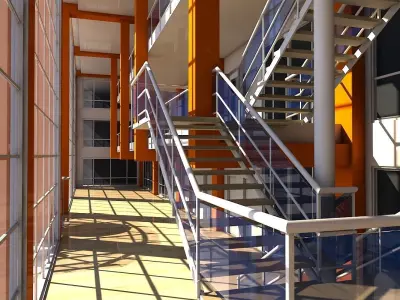 Building Interior 524 3D model