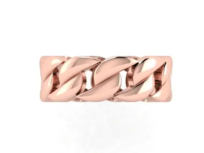 Cuba Chain Ring  3D print model