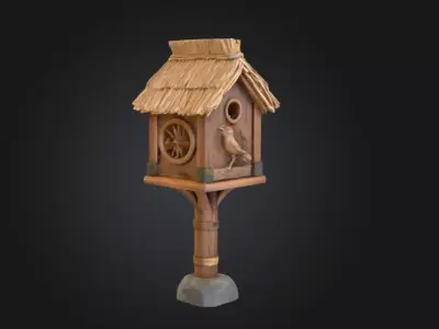 Woodland Haven Low-poly 3D model