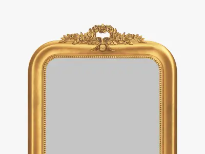 Magnolia Arched Floor Mirror by Joybird 3D model