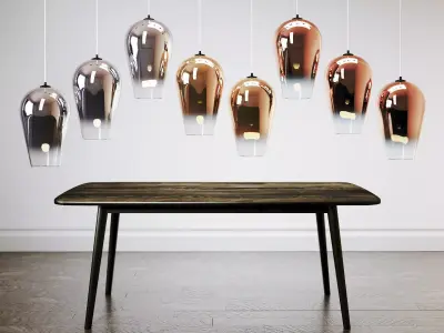 Fade Pendant Light Free 3D model