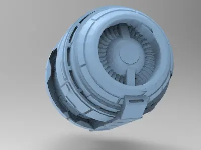 Moon base prop 2   3D model