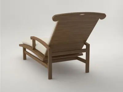 Pro - Lounge Long Chair FC257 3D model