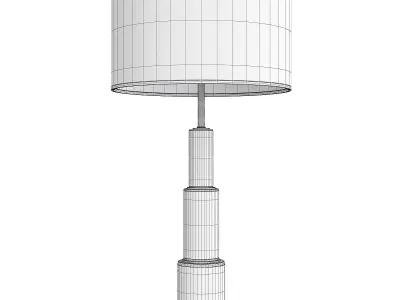 Marble Metal Table Lamp Liang and Eimil Walker Low-poly 3D model