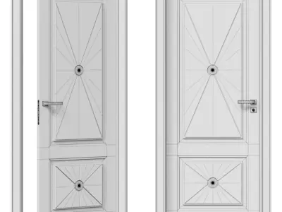 TOSCANA LITERA Interior door 6363 3D model