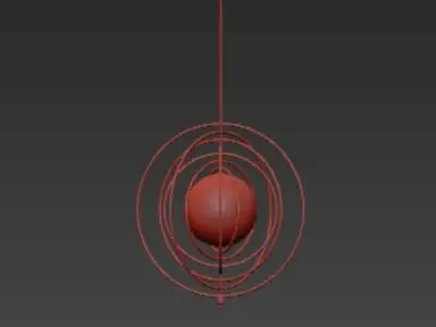 Electrum Kinetic Chandelier 3D model