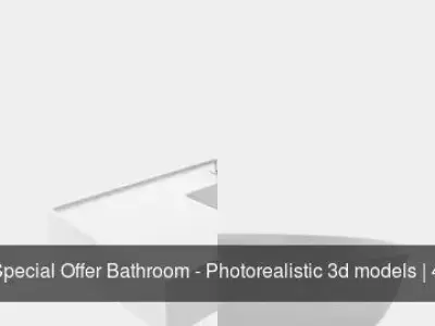 Limited Special Offer Bathroom - Photorealistic 3d models 3D Model Pack
