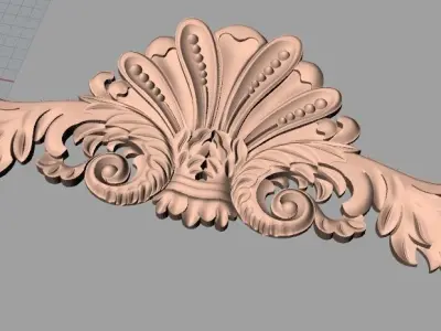 Artcam 3D relief STL models for CNC woodworking E127 3D model