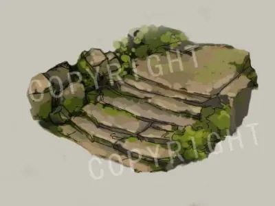 Game Model - Kashayana Trail Forest Hill Road 3D model