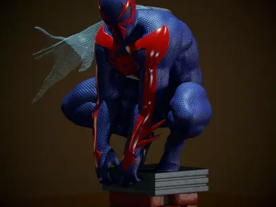 spiderman 2099 3D model