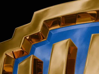 Warner Brothers Pictures Shield 2024 3D model